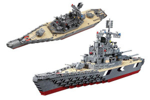 Конструктор KAZI Military Series Крейсер «Бисмарк»