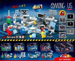 Конструктор Among Us «Амонг Ас: Штаб 4 вида»