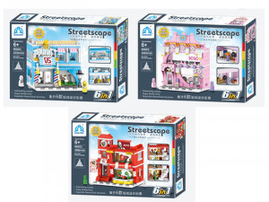 Набор 3х конструкторов Креатор Streetcape 90003