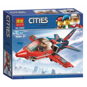 Конструктор Сити Cities «Реактивный самолет»