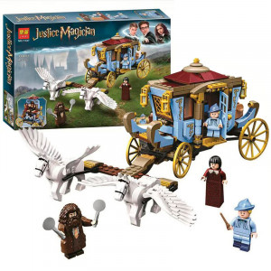 Конструктор Justice Magician Гарри Поттер «Гарри Поттер: Карета школы Шармбатон: приезд в Хогвартс»