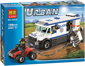 Конструктор Сити Urban «Автомобиль для перевозки заключенных»