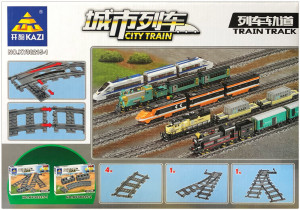 Конструктор «Набор Рельсов: железнодорожные стрелки + радиальные пути»