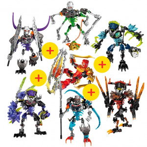 Конструктор Бионикл Bionicle «Черепа и Монстры: набор 7 в 1» #5