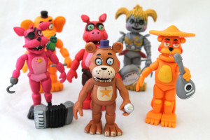 Набор 6 фигурок 5 ночей Фредди 12 cм