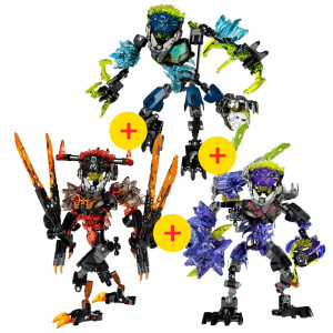 Конструктор Бионикл Bionicle «Монстры: набор 3 в 1» #4