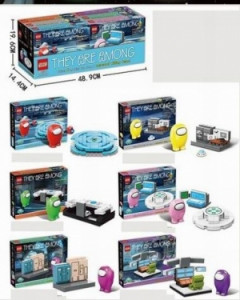 Конструктор Among Us Амонг Ас: набор 6 в 1