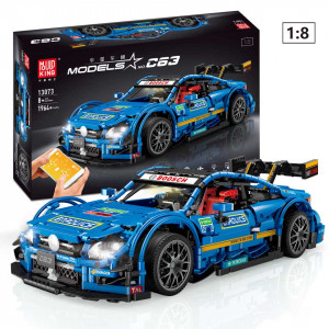 Конструктор Mould King  «Гоночный автомобиль AMG C63: синий» на радиоуправлении