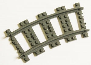 Набор рельс Радиальный: длина 10 см ( 5 шт)