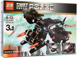Конструктор Swat Police 3 в 1 ZB5521