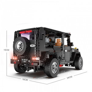 Конструктор Mould King  «Внедорожник G65: чёрный» на радиоуправлении