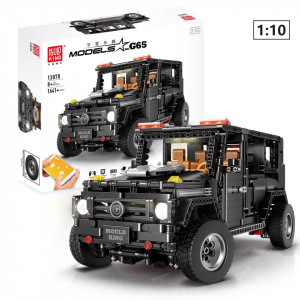 Конструктор Mould King  «Внедорожник G65: чёрный» на радиоуправлении