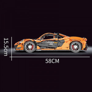 Конструктор Mould King «Гоночный автомобиль P1: оранжевый», без радиоуправления