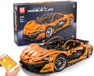 Конструктор Mould King «Гоночный автомобиль P1: оранжевый», без радиоуправления