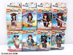 Набор 8 мини-конструкторов Pirates