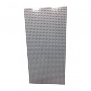 Строительная пластина для конструкторов 22,5 x 12,5 см, серая