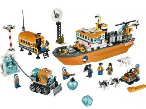 Конструктор Сити Urban 10443 Ледокол и полярная станция с транспортом