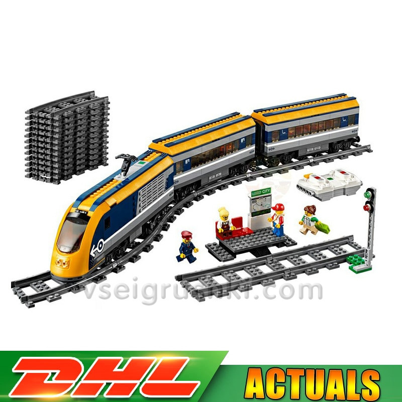 Электромеханический конструктор Cities «Пассажирский поезд», радиоуправляемый