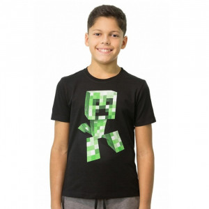 Футболка Minecraft «Зеленый куб»