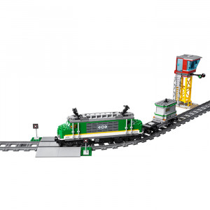 Электромеханический конструктор Cities «Товарный поезд», радиоуправляемый