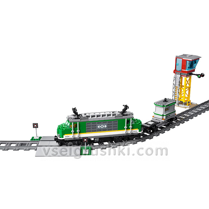 Электромеханический конструктор Cities «Товарный поезд», радиоуправляемый