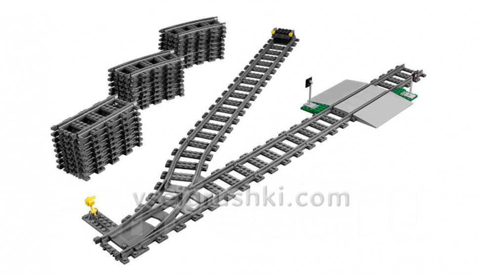 Электромеханический конструктор Cities «Товарный поезд», радиоуправляемый