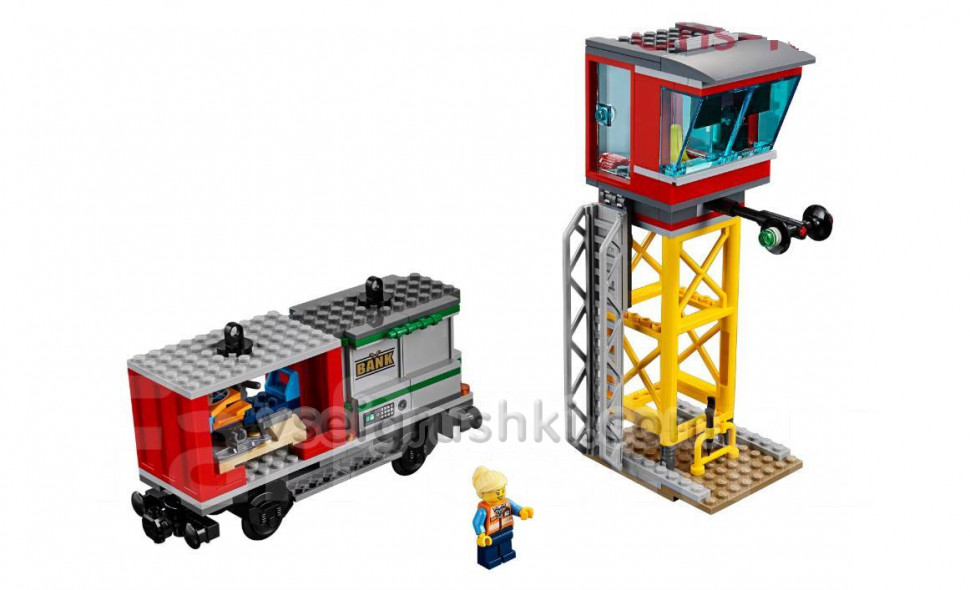 Электромеханический конструктор Cities «Товарный поезд», радиоуправляемый