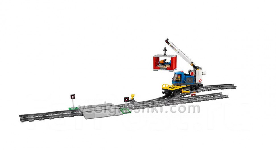 Электромеханический конструктор Cities «Товарный поезд», радиоуправляемый