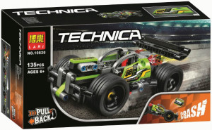 Конструктор Техник «Зелёный гоночный автомобиль»