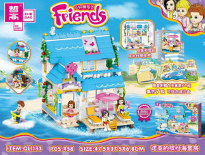 Конструктор Френдс Friends «Летний домик на воде»