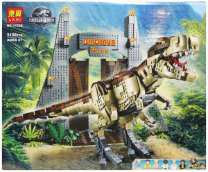 Конструктор Dinosaur World Динозавры Мир Юрского периода «Ярость Ти-Рекса»