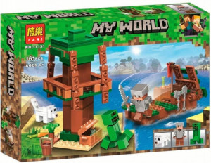 Конструктор Майнкрафт My World Minecraft «Путешествие к острову сокровищ на корабле»