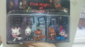 Набор 5 брелков «Пять ночей с Фредди»