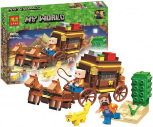 Конструктор Майнкрафт My World Minecraft «Колесница»
