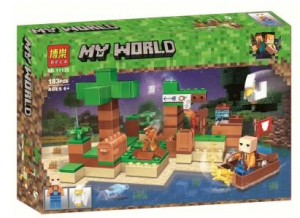 Конструктор Майнкрафт My World Minecraft «Сокровищница в океане»