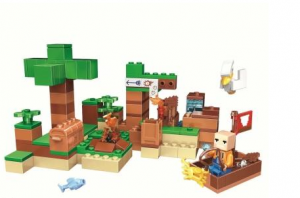 Конструктор Майнкрафт My World Minecraft «Сокровищница в океане»