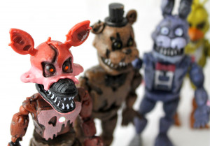 Набор 6 фигурок «5 ночей Фредди» со светом, 14—16 cм