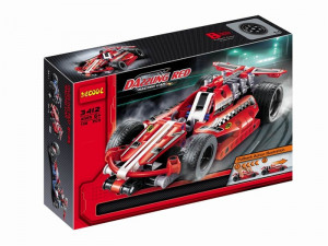 Конструктор Dazzling-red «Гоночная машина»
