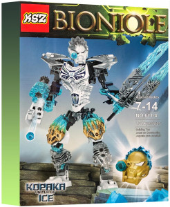 Конструктор Бионикл Bionicle «Копака объединитель льда»