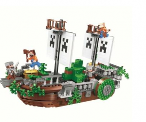 Конструктор Майнкрафт My World Minecraft «Корабль: Битва на реке» 11139