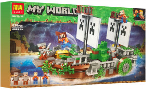 Конструктор Майнкрафт My World Minecraft «Корабль: Битва на реке» 11139