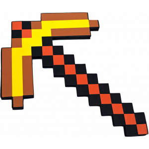 Золотая кирка (пенный наполнитель) Minecraft