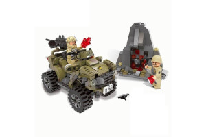 Конструктор XINGBAO MOC «Военный внедорожник»