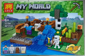 Конструктор Майнкрафт My World Minecraft «Ферма у реки»