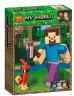 Конструктор Майнкрафт My World Minecraft «Стив с попугаем»