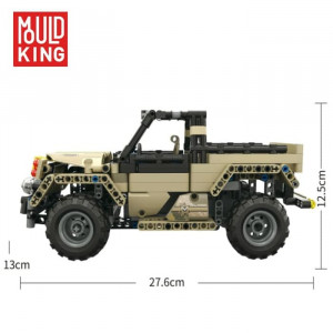 Радиоуправляемый конструктор Mould King Аrmour Аlliance «Военный джип»