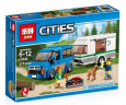 Конструктор Сити Cities «Фургон и Дом На Колёсах»