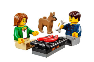 Конструктор Сити Cities «Фургон и Дом На Колёсах»