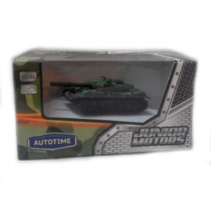 Игрушечный танк «Battle Defender», с ребристым дулом, 1:50