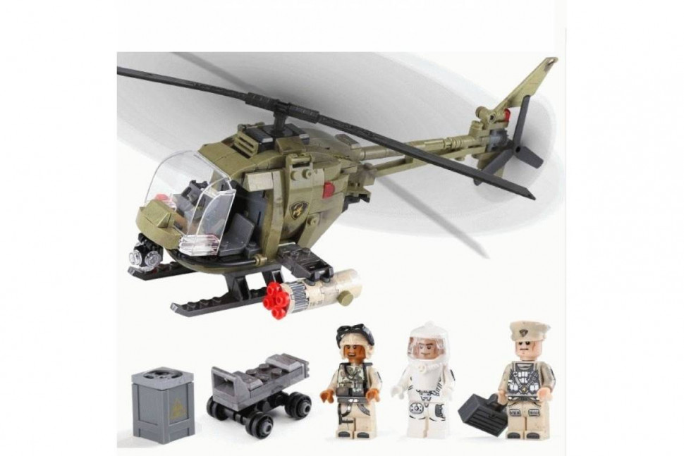 Конструктор XINGBAO MOC «Лёгкий разведывательный вертолет»